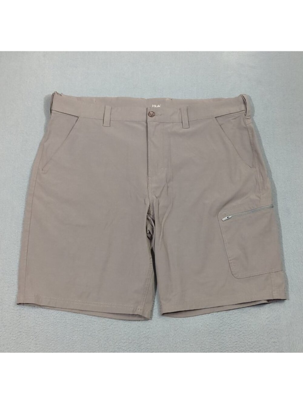 Huk Shorts Men's XXL Gray Next Level 10.5" Short Fishing Outdoor Hiking